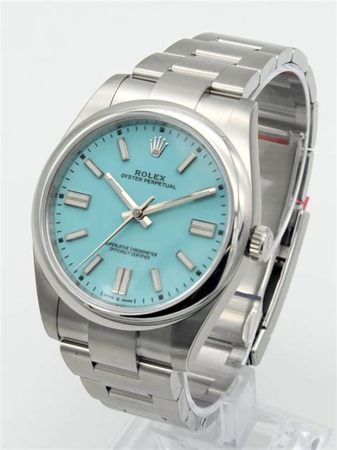 rolex stainless blue|rolex tiffany blue.